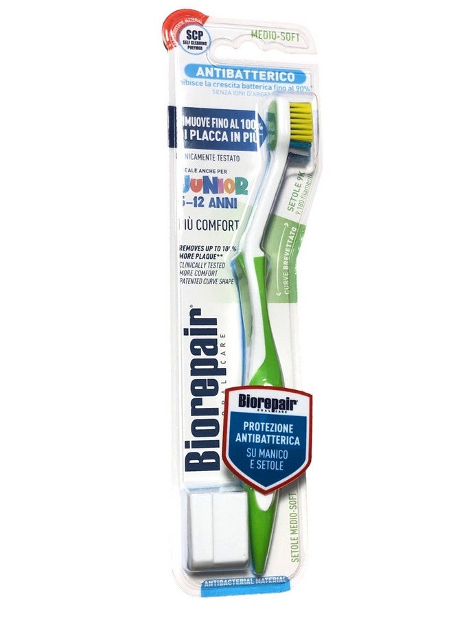 بيوريبير: فرشاة أسنان أورال كير برو كيرف - جونيور رامدوم كولور، عبوة من قطعتين - Image 1