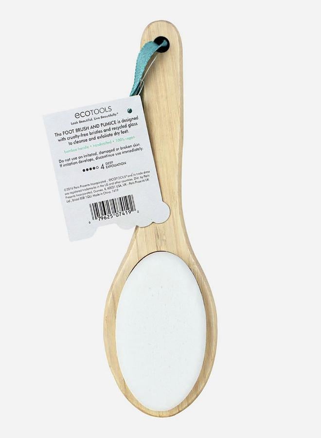 Eco Tools Bamboo Foot Brush and Pumice Stone - Image 3
