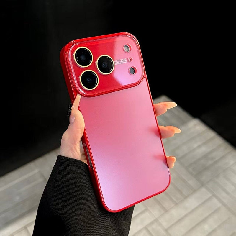 غطاء واقي، أزرق باللون الأزرق Glass، ملمس غير لامع، مقاوم للصدمات لـ iPhone 14 / 14 Plus / 14 Pro / 14 Pro Max خفيف الحمل للاستخدام الداخلي للاستخدام المتكرر - Image 2
