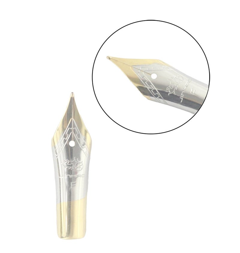 Gullor 5PCS Fountain Pen Nibs Fit Jinhao 250/301/500/5099/8802/9009/5000, Gold, Fine Nib - Image 2