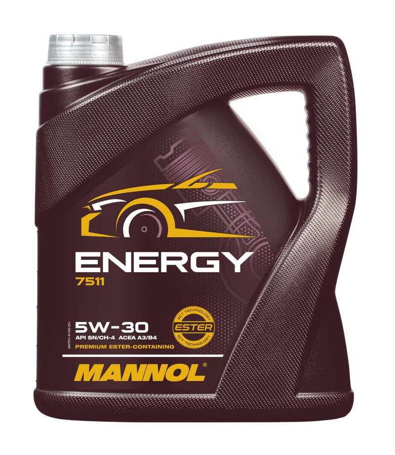 MANNOL 7511 Energy (4L) 5W-30 // API SN/CH-4 // ACEA A3/B4 Engine Oil for Modern Petrol and Diesel Engines Imported from Germany (1, 4L) - Image 5