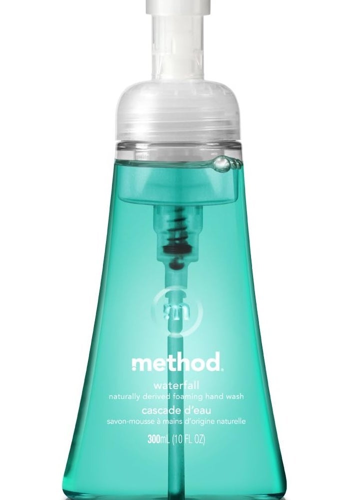 Method Naturally Derived Foaming Hand Wash, Waterfall, 10 Ounce (Pack of 2) - Image 1