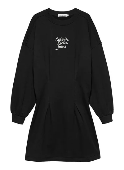 كالفن كلاين جينز Black Sweatshirt Dress
