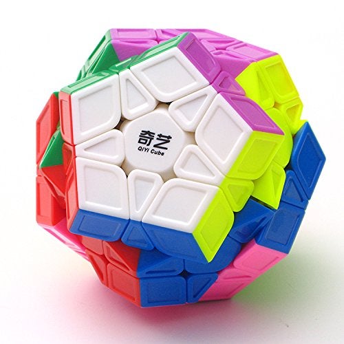 CuberSpeed Pentagonal Dodecahedron Megamin Sculpted Stickerless Magic Cube QiHeng S2 Stickerless Sculpted 12 Side Cube Dodecahedron Speed Cube - Image 5