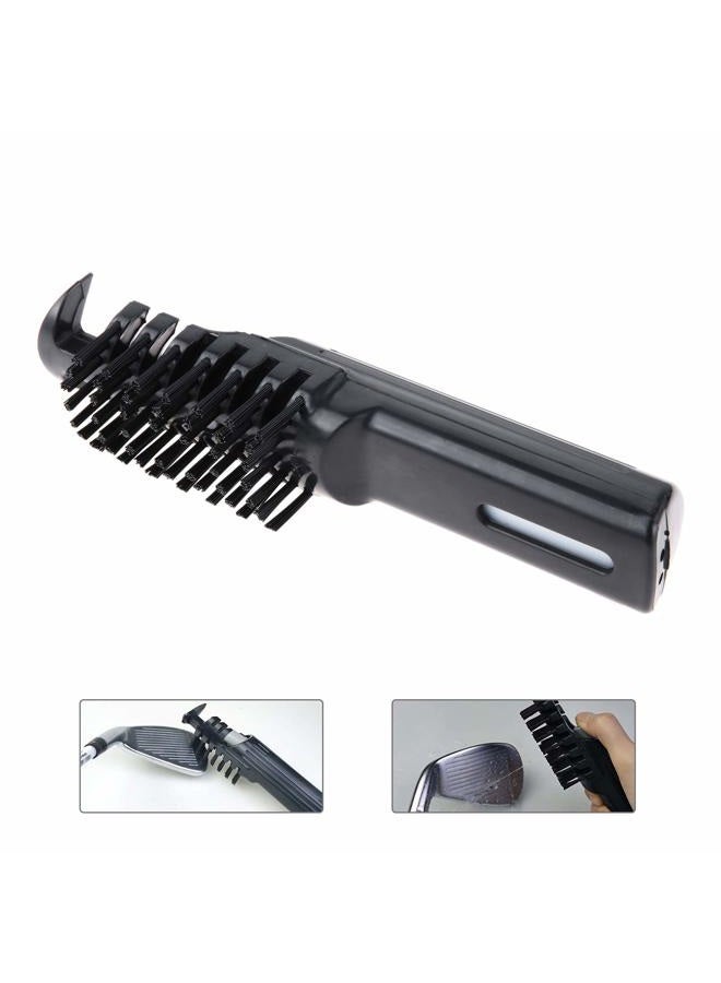 MUXSAM Golf Club Spray Brush, with Detachable Spray Bottle Water Brushes, 2-in-1 Golf Brush & Groove Cleaner Kit, Durable Cleaning Tool Practical Brush - Black - Image 3