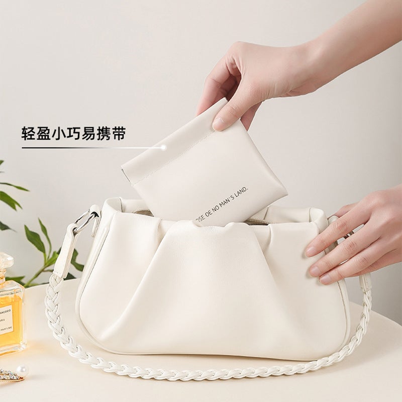 Storage Bag, Automatic Closing Shrapnel Lipstick Bag, Multi-Function Data Cable, Headphone Charger, Change Storage Bag, Thickeneded - Image 4