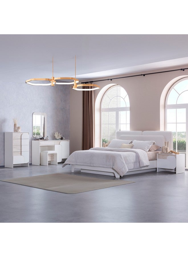 Home Box Alfa 6-Piece King Bedroom Set 220 x 110 x 212 cm - Image 1