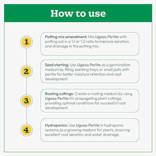 Ugaoo Perlite for Gardening Potting Soil, Indoor & Outdoor, Hydroponics and Horticulture Potting Mix- 250 Grams - Image 4