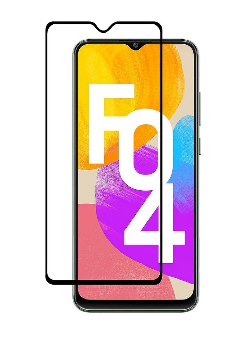 Super Tempered Glass Screen Protector 5D Designed For Samsung Galaxy F04 Full Glue Edge to Edge Full Screen Coverage And Bubble Free - Image 1