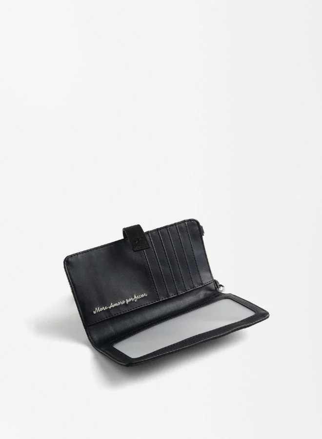 PARFOIS NYLON PHONE BAG WITH HEARTS