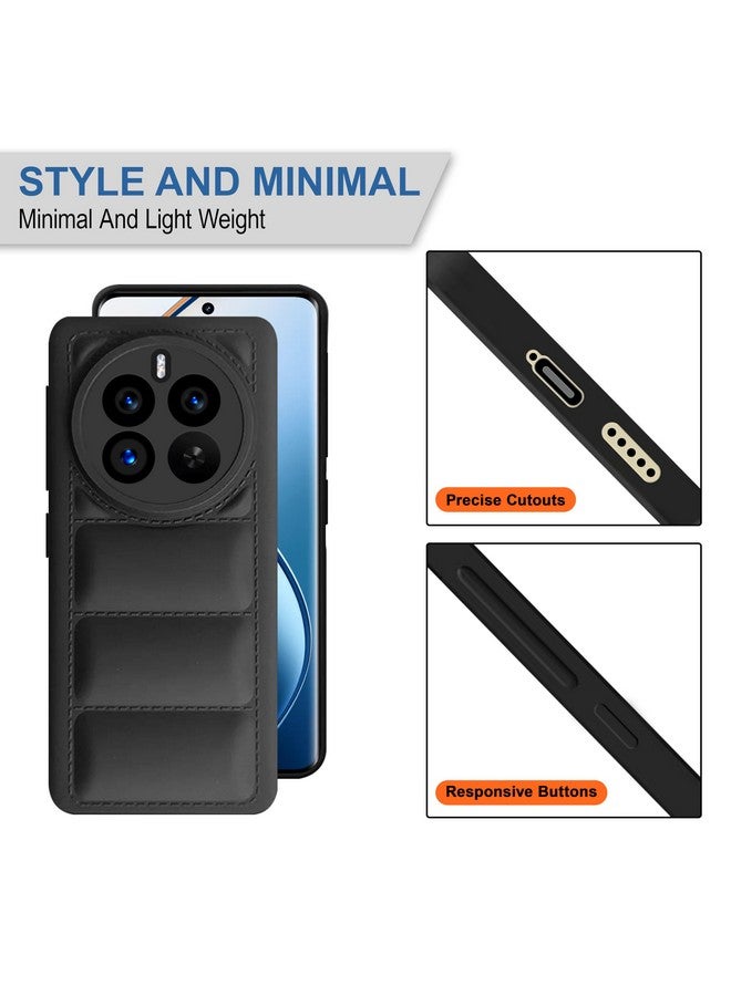 Cedo غطاء خلفي CEDO لجهاز Realme 12 Pro / 12 Pro+ Plus / Realme P1 Pro (5G) | حماية من الصدمات بزاوية 360° وتصميم كاميرا بارز | غطاء خلفي مطاطي سيليكون ناعم مضاد للصدمات (أسود) - Image 4