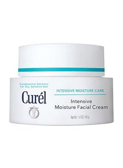 Curel Japanese Skin Care Intensive Face Moisturizer Cream Face Lotion For Dry To Very Dry Sensitive Skin For Women And Men Antiaging Fragrancefree Antiwrinkle Japanese Skin Care 1.4 Oz  - Image 1