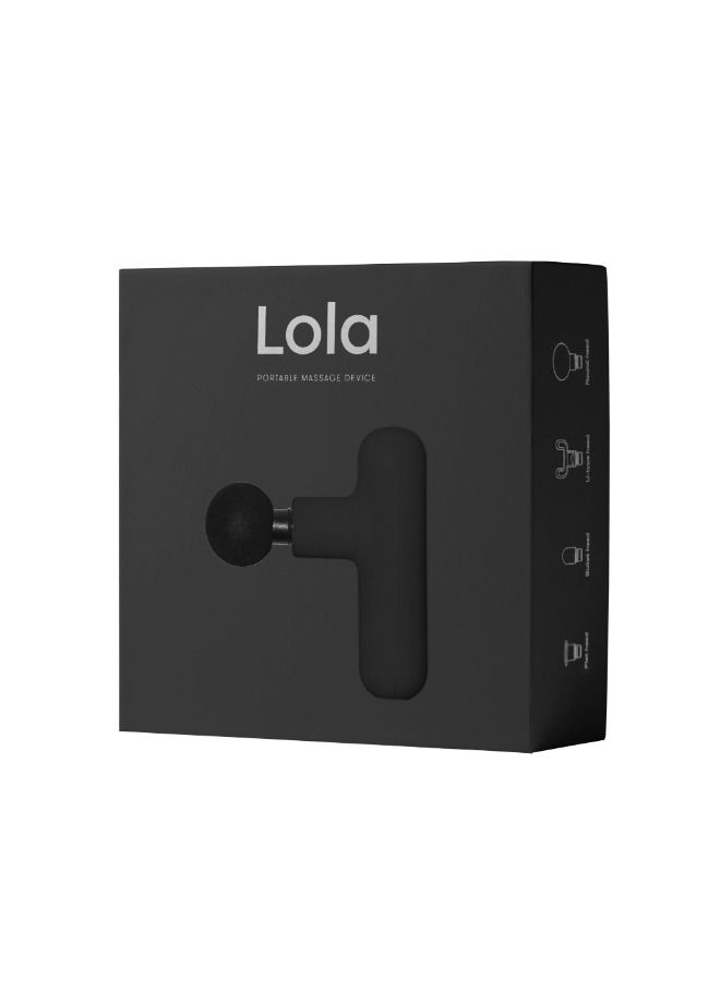 LOLA Portable Massage Gun - Brave Black - Image 3