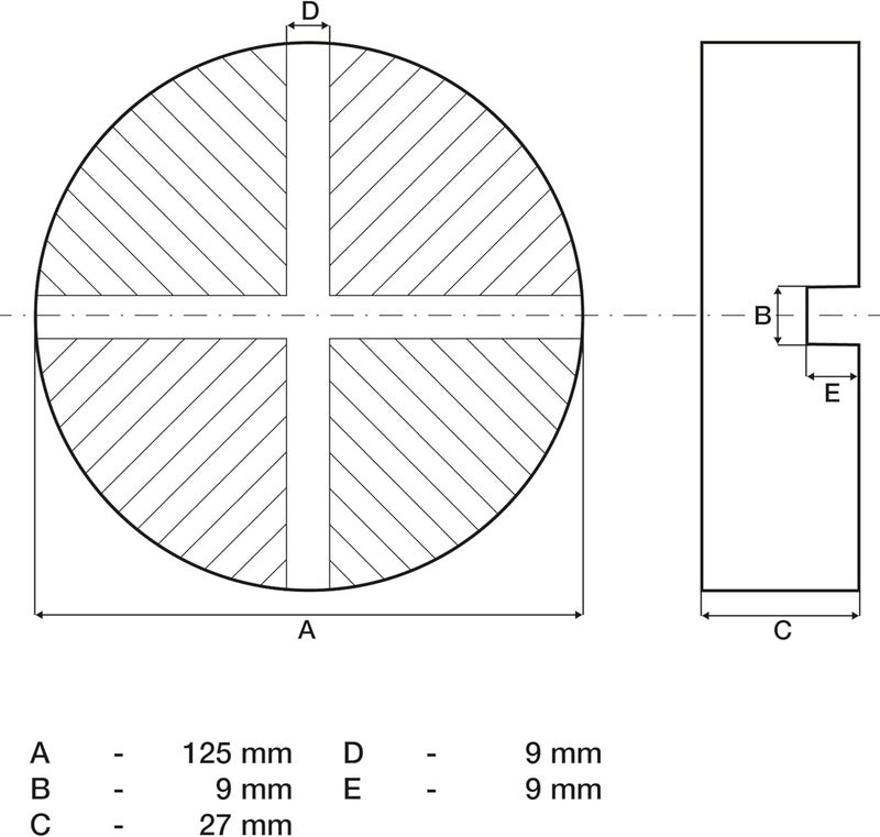 BGS 72111 Rubber Pad for Trolley Jack 125 x 27 mm - Image 2