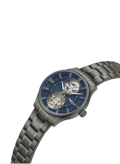Kenneth Cole New York Kenneth Cole New York 43.5mm Automatic Men's Watch with Blue Dial & Gunmetal Stainless Steel Bracelet  - Image 2