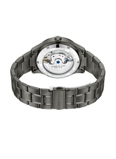 Kenneth Cole New York Kenneth Cole New York 43.5mm Automatic Men's Watch with Blue Dial & Gunmetal Stainless Steel Bracelet  - Image 3
