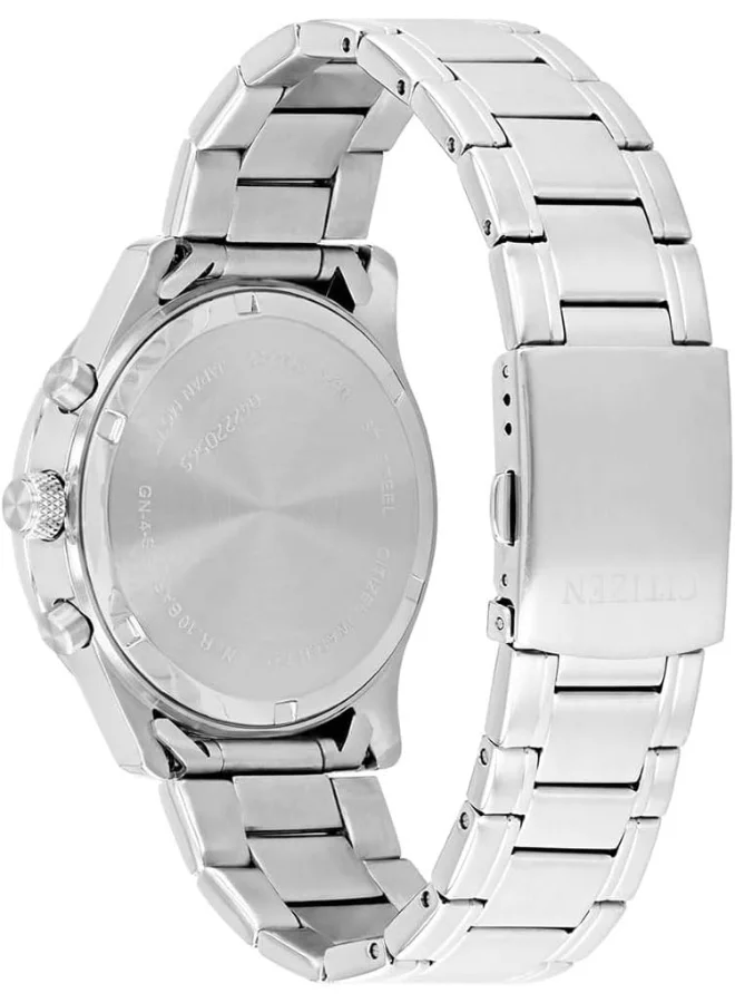 CITIZEN Citizen Mens Quartz Watch, Chronograph Display And Stainless Steel Strap