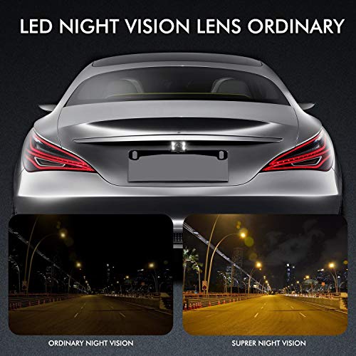 AUTO-VOX Rear View Mirror Camera with 4.3” Monitor: Super Night Vision OEM Rearview Mirror Backup Camera with IP 68 Waterproof Back Up Camera for Car, Rearview Mirror for Parking & Driving Safety AUTO-VOX T2 - Image 2