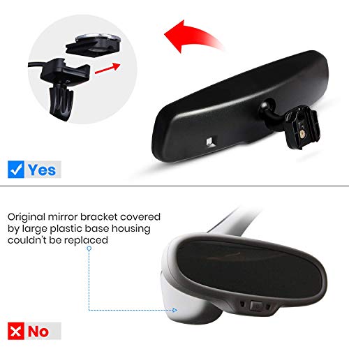 AUTO-VOX Rear View Mirror Camera with 4.3” Monitor: Super Night Vision OEM Rearview Mirror Backup Camera with IP 68 Waterproof Back Up Camera for Car, Rearview Mirror for Parking & Driving Safety AUTO-VOX T2 - Image 5