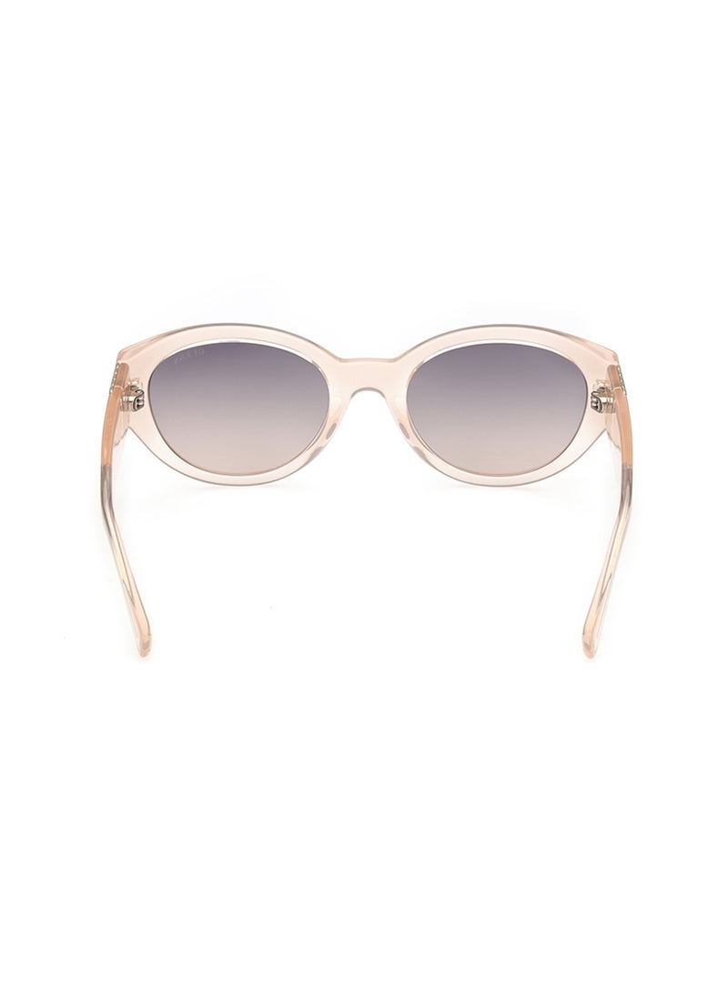 GUESS - Women's UV Protection Oval Shape Sunglasses - GU824157B55 - Lens Size: 55 Mm - Image 1