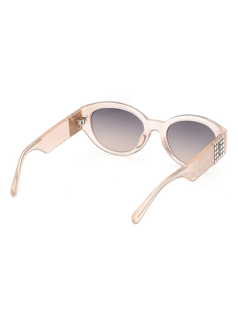 GUESS - Women's UV Protection Oval Shape Sunglasses - GU824157B55 - Lens Size: 55 Mm - Image 1