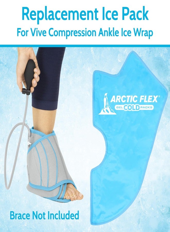 Arctic Flex Gel Replacement Pack - Reusable Ice Brace - Hot and Cold Gel Pack for Injuries, Pain Relief, Swelling - Flexible Therapy Compression Wrap (Compression Ankle) - Image 5