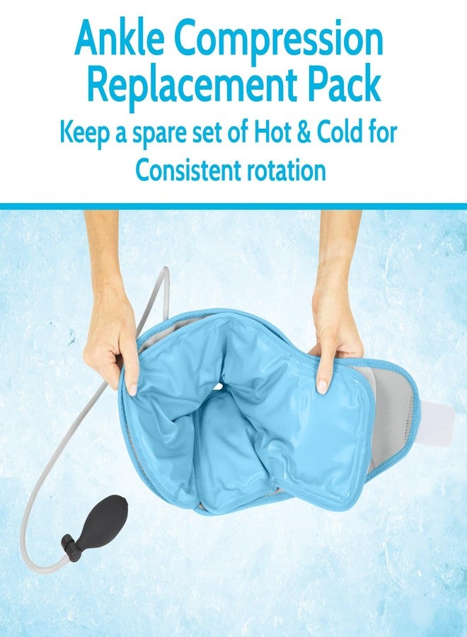 Arctic Flex Gel Replacement Pack - Reusable Ice Brace - Hot and Cold Gel Pack for Injuries, Pain Relief, Swelling - Flexible Therapy Compression Wrap (Compression Ankle) - Image 4