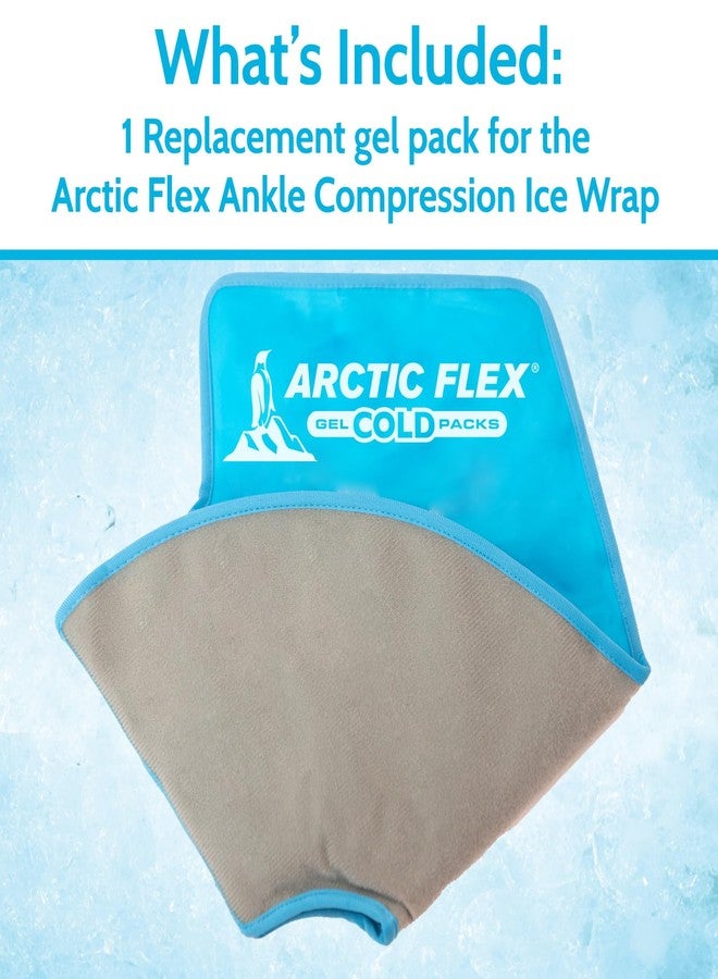 Arctic Flex Gel Replacement Pack - Reusable Ice Brace - Hot and Cold Gel Pack for Injuries, Pain Relief, Swelling - Flexible Therapy Compression Wrap (Compression Ankle) - Image 3