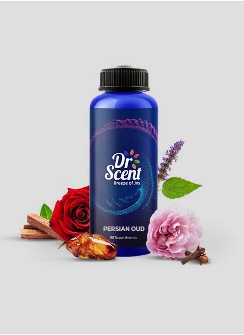 Dr Scent Diffuser Aroma - Persian Oud (170ml) Luxurious Home, Hotel & Spa Fragrance , Made in the UK  - Image 1