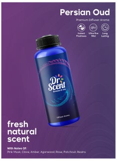 Dr Scent Diffuser Aroma - Persian Oud (170ml) Luxurious Home, Hotel & Spa Fragrance , Made in the UK  - Image 2
