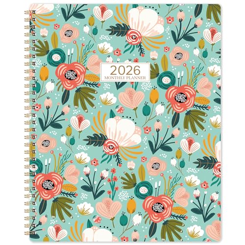 Coboll 2026 Monthly Planner - Monthly Planner from January 2026 to December 2026, 8.5" x 11", 12 Months Calendar Planners with Tabs, Inner Pocket - Image 1
