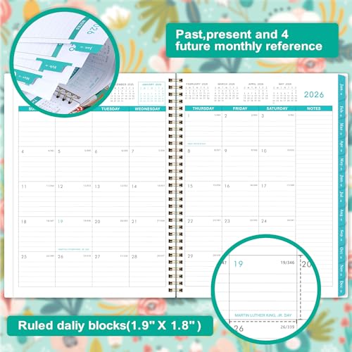 Coboll 2026 Monthly Planner - Monthly Planner from January 2026 to December 2026, 8.5" x 11", 12 Months Calendar Planners with Tabs, Inner Pocket - Image 5