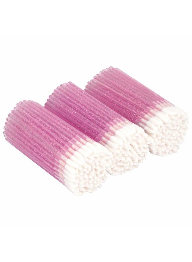 tifanso 300 PCS Lip Brush, Disposable Makeup Applicators, Lip Gloss Brush Lipstick Applicator Wands, Multicolor Makeup Tool Kits Beauty Lipstick Cosmetic (Crystal Pink) - Image 1