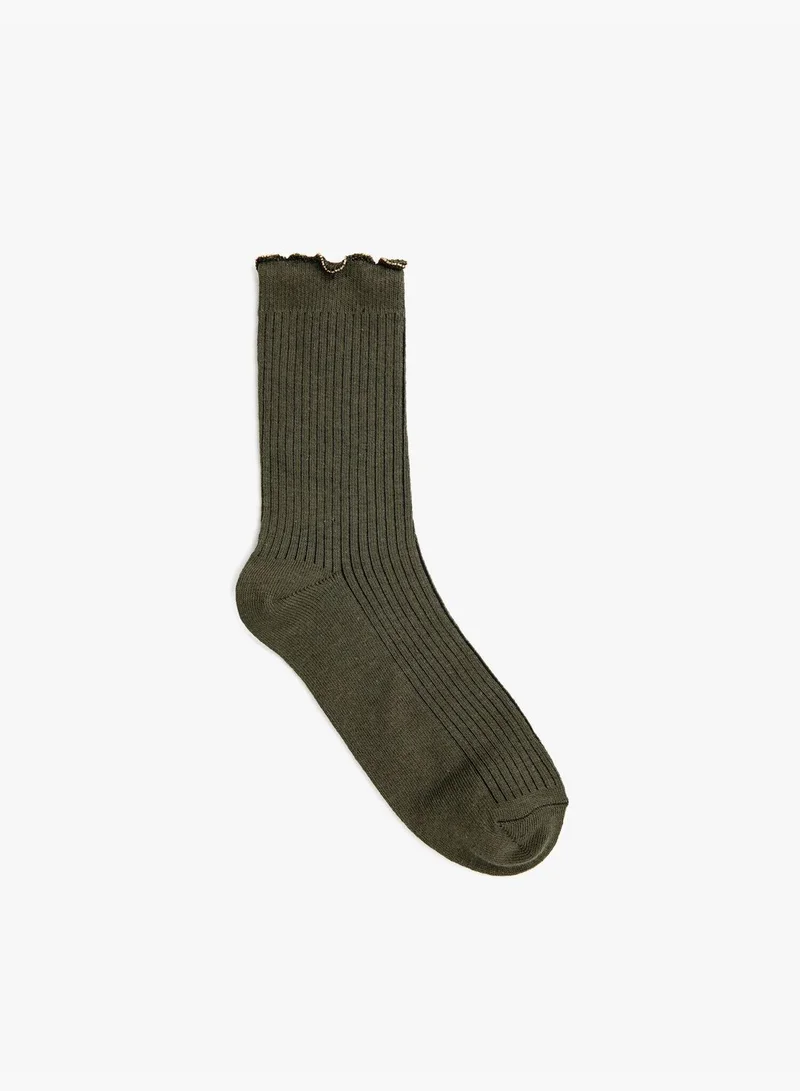 KOTON Cotton Long Socks