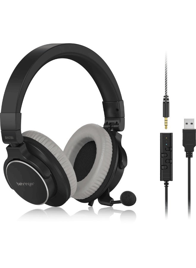 behringer BH470U Headphones with Detachable Mic - Image 2