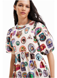 DESIGUAL Short patches dress  - Image 3