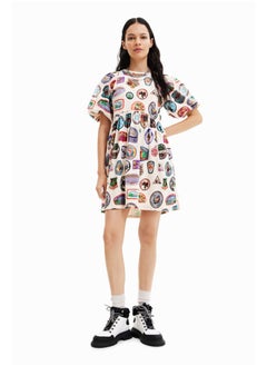DESIGUAL Short patches dress  - Image 2