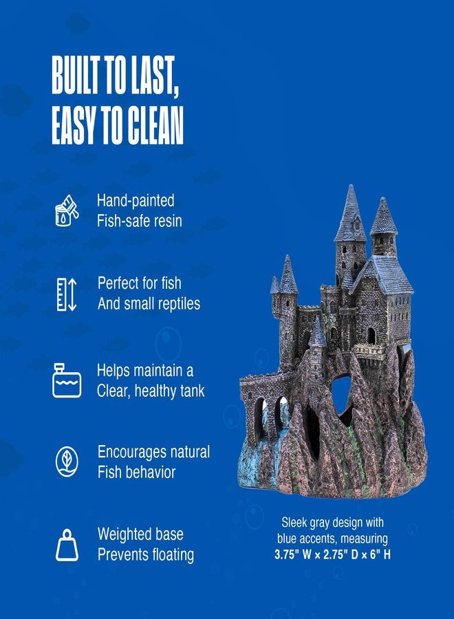 Penn Plax Penn-Plax Age-of-Magic Enchanted Castle Aquarium Decoration – Safe for Freshwater and Saltwater Fish Tanks – Small - Image 5