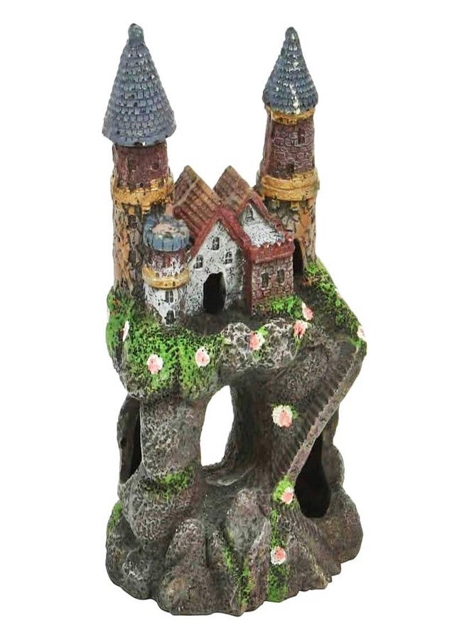 Penn Plax Penn-Plax Age-of-Magic Enchanted Castle Aquarium Decoration – Safe for Freshwater and Saltwater Fish Tanks – Small - Image 1