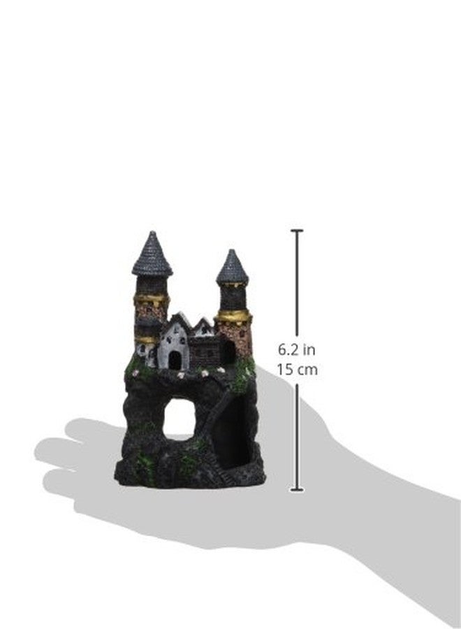Penn Plax Penn-Plax Age-of-Magic Enchanted Castle Aquarium Decoration – Safe for Freshwater and Saltwater Fish Tanks – Small - Image 3