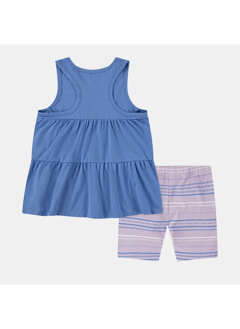 Nike KIds' Sunny Swoosh Tank Top and Bike Shorts Set
