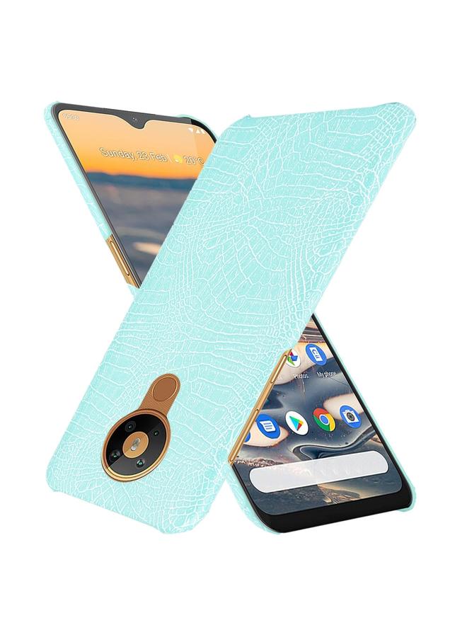 S-TOP Case For Nokia 5.3 Shockproof Crocodile Texture PC + PU Case - Image 2