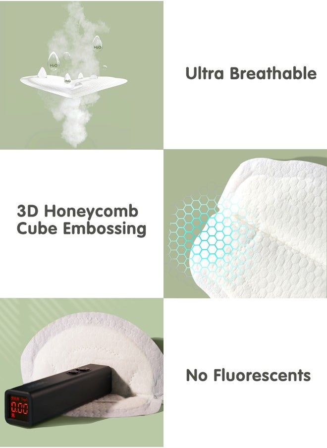 WAI Pack Of 100 Disposable Nursing Nipple Pads, Breast Pads for Breastfeeding  - Image 2