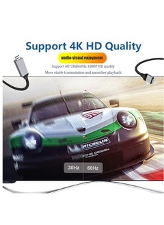 Excefore Lightning to HDMI Adapter Cable for iPhone,[Apple MFi Certified] 1080P HDTV Cable Adapter Digital AV Sync Screen Connector Compatible with iPhone/iPad/iPod on HD TV Monitor Projector,6.6 Feet/2M,Grey  - Image 3
