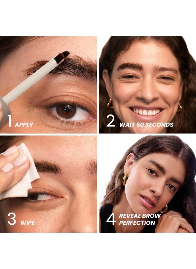 Wonderskin - Wonderskin Eyebrow Tint - Wonder Blading Brow Stain & Go Masque, Long Lasting Brow Tint, Transfer Proof and Smudge Proof Eyebrow Stain (Dark Brunette) - Image 1