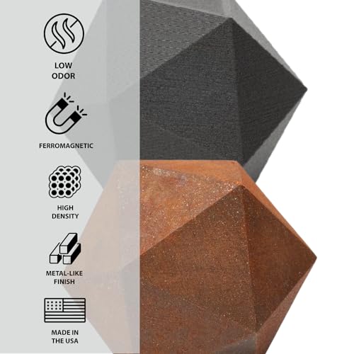 Proto-Pasta Protopasta Ferromagnetic Iron PLA 3D Printer Filament | ProtoPlant Metal-Filled PLA Plastic Printer Filament with 45% Iron | Patina Friendly Metal Composite Filament | 500g Metallic Spool - Image 5
