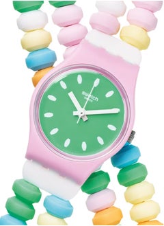 Swatch Womens Pink Watch Plastic Quartz Caramellissima L  - Image 3