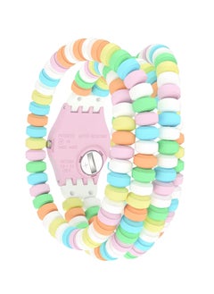 Swatch Womens Pink Watch Plastic Quartz Caramellissima L  - Image 4