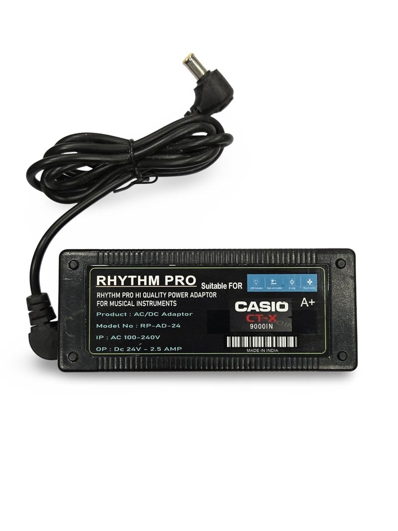 RHYTHM PRO محول طاقة أصلي C A S I O CTX 9000 بجهد 24 فولت و 2.5 أمبير - Image 5