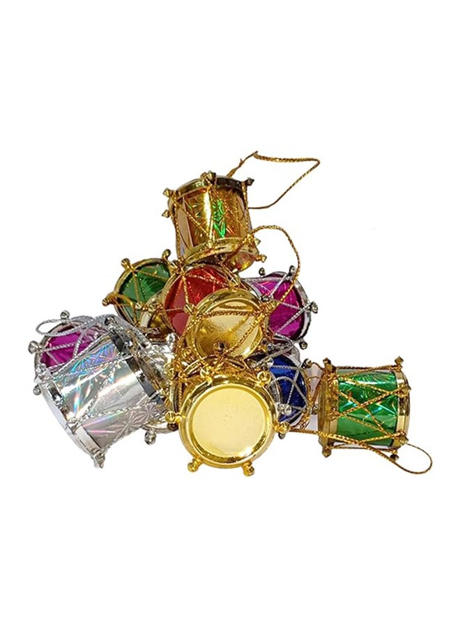 12 -Pieces Mini Drums Ornaments Decoration Set 